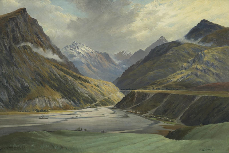 Sew Hoy Big Beach dredging claim, Shotover River Dunedin Public Art