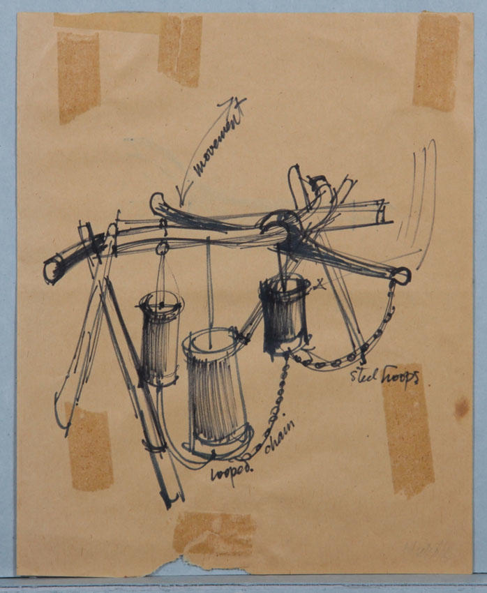 Drawing for Counterpoint, Edmonton, (1) Dunedin Public Art Gallery